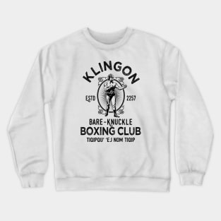 Star Trek Klingon Bare-knuckle boxing Crewneck Sweatshirt